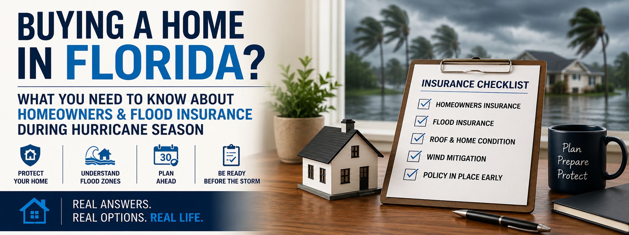 Buying a Home in Florida During Hurricane Season? What You Need to Know About Homeowners & Flood Insurance